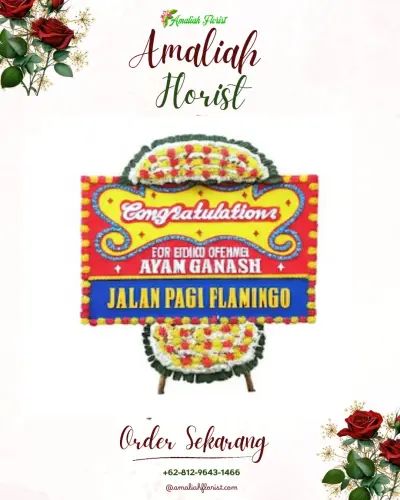 Bunga Papan Congratulation di Selindung
